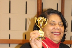 Carolyn with trophy