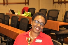 Julie with trophy